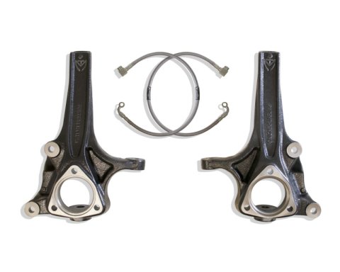 MaxTrac 2019+ RAM 1500 2WD (Non Classic 5 Lug Model) 7in/4in Spindle Lift Kit w/FOX Shocks (1x mxt702740, 1x mxt902740F)