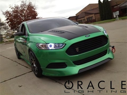Oracle Ford Fusion 12-17 Halo Kit - ColorSHIFT w/ Simple Controller
