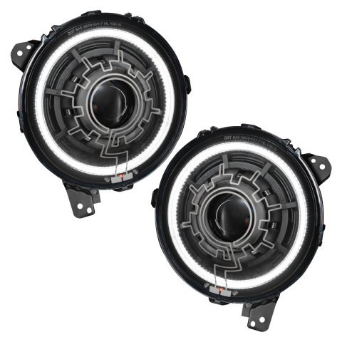 Oracle Lighting 18-22 Jeep Wrangler JL Oculus Bi-LED Projector Headlights