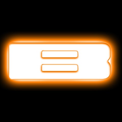 ORACLE Lighting Universal Illuminated LED Letter Badges - Matte Wht Surface Finish - B