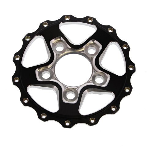 Weld Racing AlumaStar 2.0 Wheel Center Sections P613B-88 B Section, 2.0, Black Anodized, 5 x 4.75 in. Bolt Pattern, Each