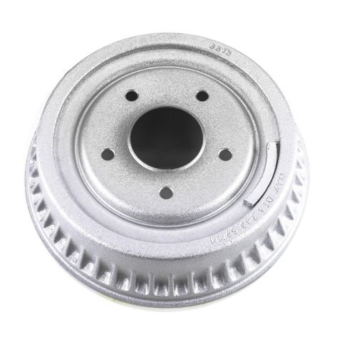 PowerStop Autospecialty High-Temp Coated OE Replacement Drums AD8214P Brake Drum, Replacement, 5-lug, Cast Iron, Silver, 11.50 in. Diameter, Rear, Buick, Chevy, GMC, Olds, Pontiac, Each