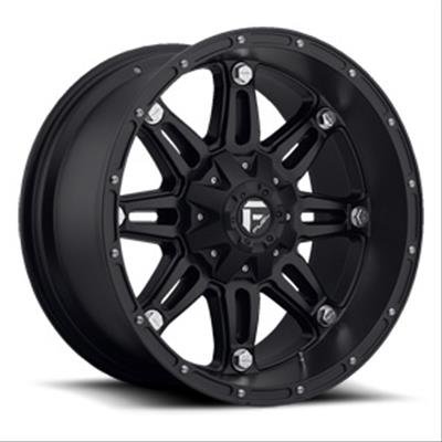 Fuel Off-Road Hostage D531 Series Matte Black Wheels 17x8.5 Wheel, D531, 17 in. x 8.5 in., Aluminum, Black, 5 x 5.00 in. Bolt Circle, 5.25 in Backspace