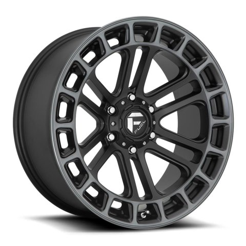 Fuel Off-Road Heater D720 Matte Black Wheels with Double Dark Tint 20x10 HEATER 20X10 6X5.5 106.1 MBT -18MM