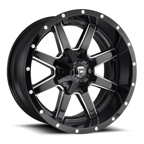 Fuel Off-Road Maverick D538 Series Matte Black with Milled Accents Wheels 16x6.5 MAVERICK 16X6.5 6X130 84.1 NBD 48MM