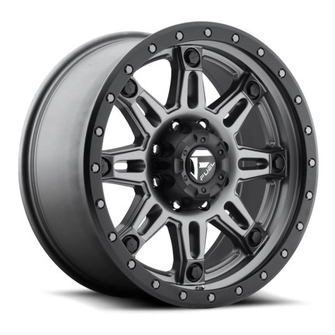 Fuel Off-Road Hostage III D568 Series Matte Gunmetal Wheels with Black Ring 20x9 FUEL - HOSTAGE -GunMetal D568, 5x150 BOLT CIRCLE, 5.00 BACKSPACE , +1 OFFSET 1