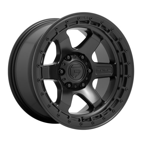 Fuel Off-Road Block D750 Satin Black Wheels 18x9 WHEEL, 18X9 5X5.0 MT-BLK-BLK-RG 20MM