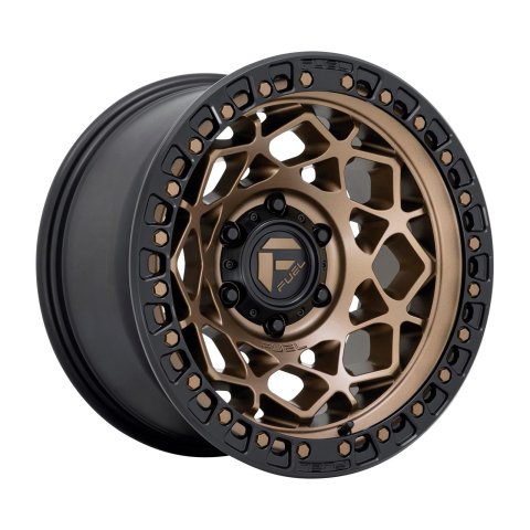Fuel Off-Road Unit D785 Matte Bronze/Black Ring Wheels 17x9 WHEEL, 17X9 6X5.5 BRZ M-BLK-RING 01MM