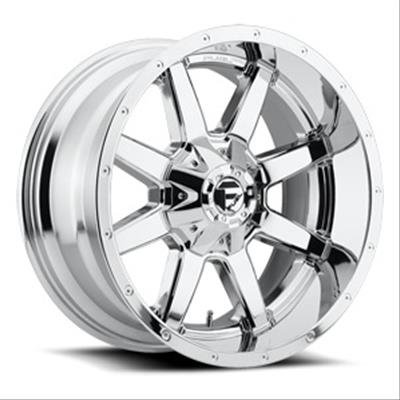 Fuel Off-Road Maverick D536 Series Chrome Wheels 20x9 Wheel, D536, Aluminum, Chrome, 20 in. x 9.0 in., 6 x 5.50 in./135mm Bolt Circle, 5.75 in. Backspace