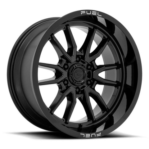 Fuel Off-Road Clash 6 D760 Gloss Black Wheels 22x12 CLASH 22X12 8X180 124.3 BL -44MM