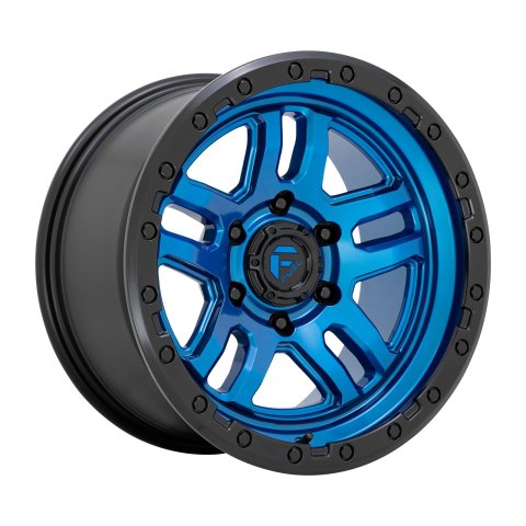 Fuel Off-Road Ammo D790 Blue Wheels with Black Ring 20x10 WHEEL, 20X10 5X5.0 BLUE BLK-LP -18MM