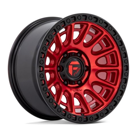 Fuel Off-Road Cycle D834 Candy Red Wheels with Black Ring 20x9 20X9 6X5.5 C-RED-BLK-RG 1MM