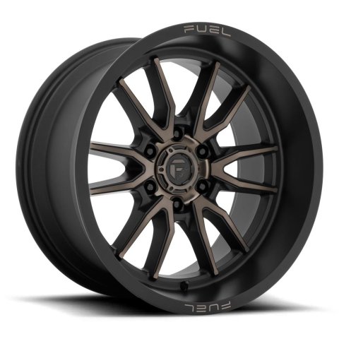 Fuel Off-Road Clash 6 D762 Matte Black with Dark Tint Wheels 20x10 CLASH 20X10 6X5.5 106.1 MBT -18MM