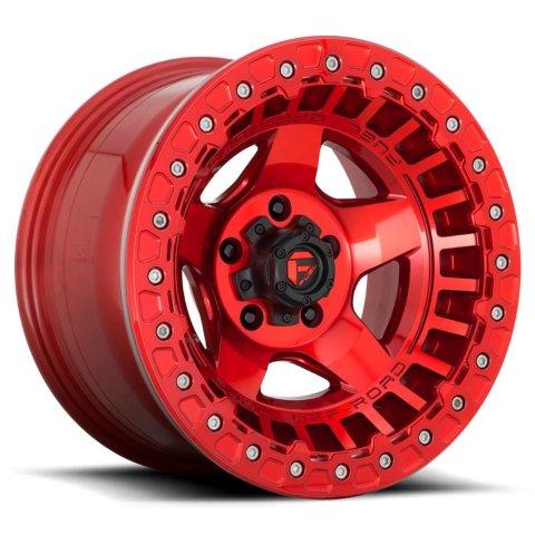 Fuel Off-Road Warp D117 Candy Red Beadlock Wheels 17x9 WARP 6x139.70 CANDY RED (-15 mm)