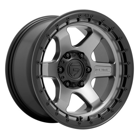 Fuel Off-Road Block D752 Matte Gunmetal Wheels 18x9 WHEEL, 18X9 6X135 MT-GNMTL-BBR 20MM