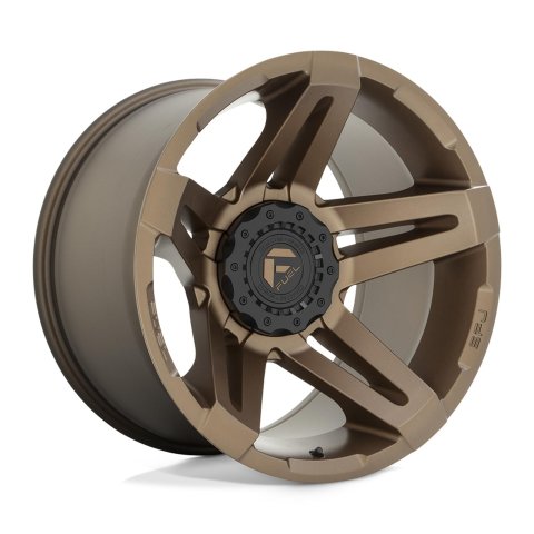 Fuel Off-Road SFJ D765 Matte Bronze Wheels 20x9 Wheel, D765, 20 x 9, Aluminum, Bronze, 5 x 139.7mm/150mm Bolt Pattern, +1mm Offset, 5.040 in. Backspace, Each