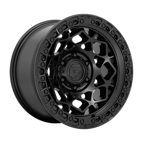 Fuel Off-Road Unit D786 Matte Black with Ring Wheels 17x9 WHEEL, 17X9 6X4.5 M-BLK M-BLK-RING 01MM