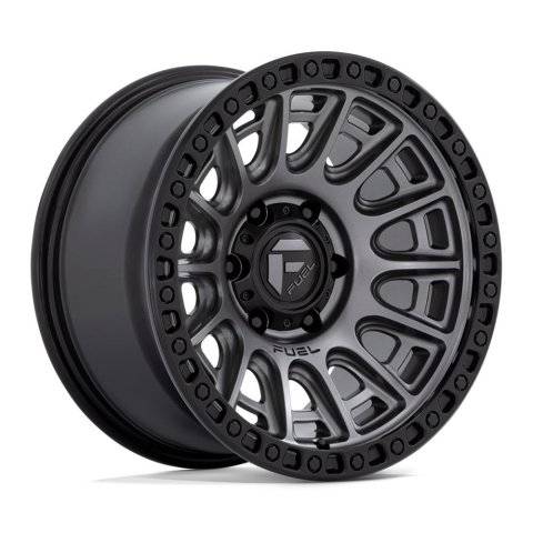Fuel Off-Road Cycle D835 Matte Gunmetal Wheels with Black Ring 20x9 20X9 5X5.0 M-GNMTL-BLK-RG 1MM