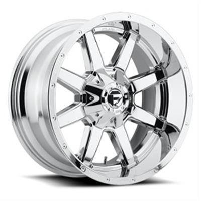Fuel Off-Road Maverick D536 Series Chrome Wheels 18x9 Wheel, Maverick, 18 x 9, Aluminum, Chrome, 6 x 135mm Bolt Pattern, +13mm Offset, 5.510 in. Backspace, Each