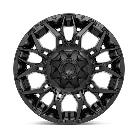Fuel Off-Road Twitch D772 Matte Black Wheels 22x10 WHEEL, 22X10 5X5.5/150 BLK-OUT -18MM