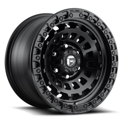 Fuel Off-Road Zephyr D633 Matte Black Wheels 17x9 Wheel, Zephyr, 17 x 9, Black, 5 x 127mm Bolt Pattern, -12mm Offset, 4.530 in. Backspace, Each