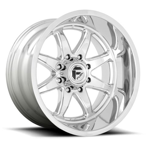 Fuel Off-Road Hammer D748 Chrome Wheels 20x9 Wheels, D748, 20x9, Aluminum, 1-Piece, Chrome, 8 x 170mm Bolt Pattern, +1mm Offset, 5.04 Backspace, 4.93 Bore, Conical Lug, 3,700 lbs., Each