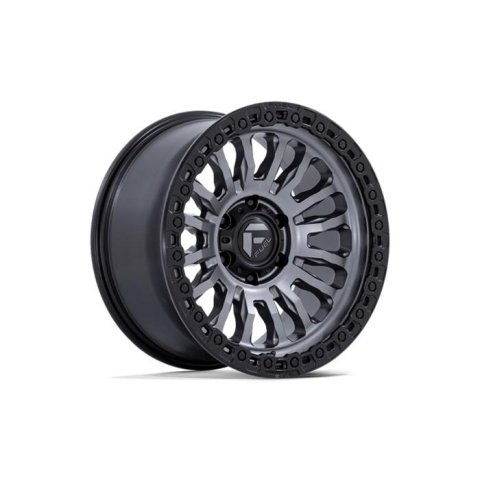 Fuel Off-Road Rincon FC857 Matte Gunmetal Wheels with Black Ring 17x9 Wheels, FC857, Aluminum, Finish, Simulated Beadlock, 17 in. x 9 in., 6 x 135mm Bolt Circle, 5.04 in. Backspace, Each