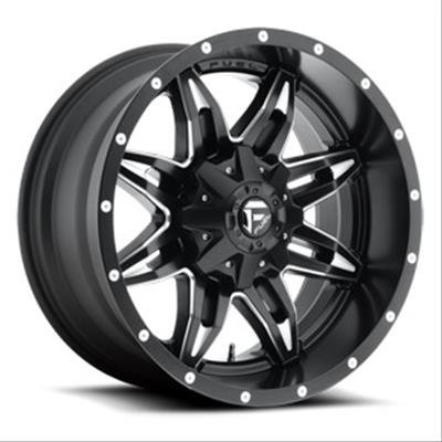 Fuel Off-Road Lethal D567 Matte Black with Milled Accents Wheels 20x9 Wheels, Accents, 20 in. x 9.0 in., Aluminum, Black, 6 x 135mm/5.5 in. Bolt Circle, 5.750 in. Backspacing, Each