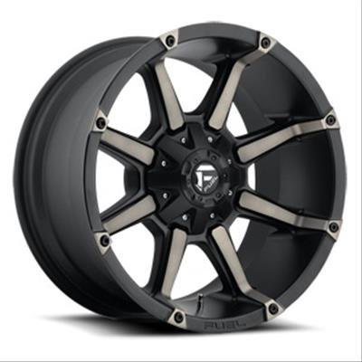 Fuel Off-Road Coupler D556 Matte Black Wheels with Machined DDT Face 20x10 Wheel, D556, Aluminum, Black, 20 in. x 10.0 in., 8 x 170mm Bolt Circle, 5.00 in. Backspace, Each