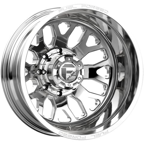 Fuel Off-Road FF19D Polished Wheels 24x12 WHEEL, D19 24X12 8X6.5 POLISH -50MM