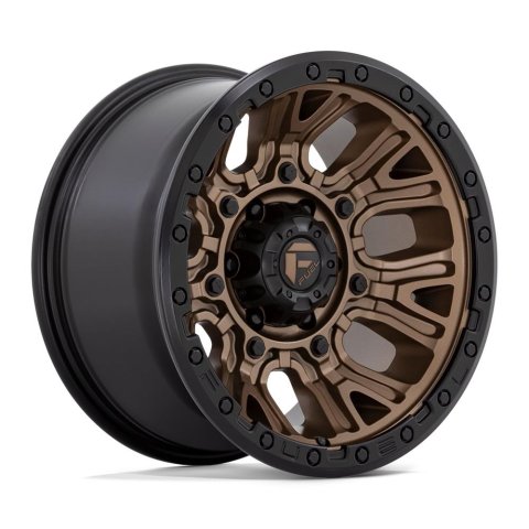 Fuel Off-Road Traction D826 Matte Bronze Wheels with Black Rings 20x9 20X9 6X135 M-BRZ BLK-RG 1MM