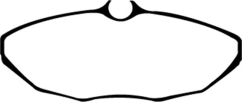 EBC Greenstuff Passenger Car Organic Brake Pads DP21221 Pads, Greenstuff, Organic, 2000 Series, Car/Truck, Set
