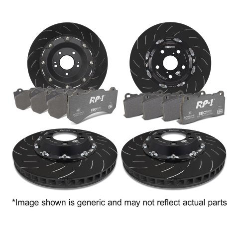 EBC Stage 29 Kits RP-1 Brake Pads and SG2 Rotors for 2017 S - S29KF1016 Disk Kit, DP81210RP1+SG2FC2141