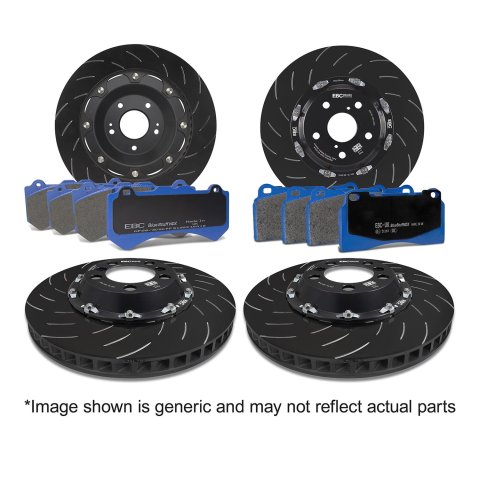 EBC Stage 27 Kits Bluestuff NDX Brake Pads and SG2 Rotors for 2014-2017 SS - S27KF1006 Disk Kit, DP53028NDX+SG2FC7520