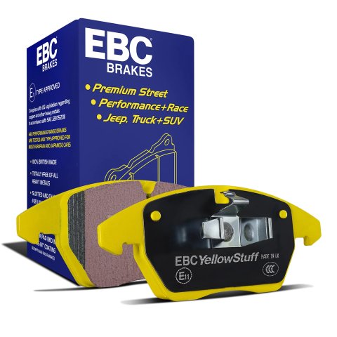 EBC Yellowstuff Brake Pads DP41487R Pads, Yellowstuff, Aramid Fiber, Front, Mercedes-Benz, Set