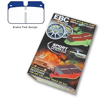 EBC Yellowstuff Brake Pads DP4010R Pads, 4000 Series, KEVLAR®, Universal, Set