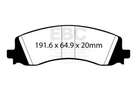 EBC Brakes Brake Rotor and Pad Combos S14KR1291 Disc Kit DP63124+RK7509