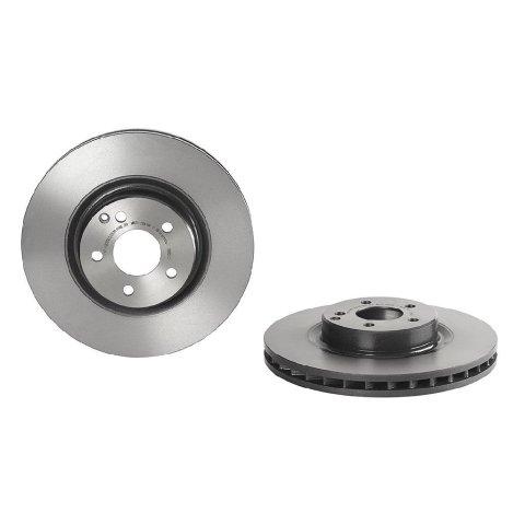 Brembo Premium UV Coated Brake Rotors 09.9825.21 Rotor, Brembo, Vented, Solid Surface, 12.99 in. Diameter, Iron, UV-Coated, Mercedes-Benz, Each