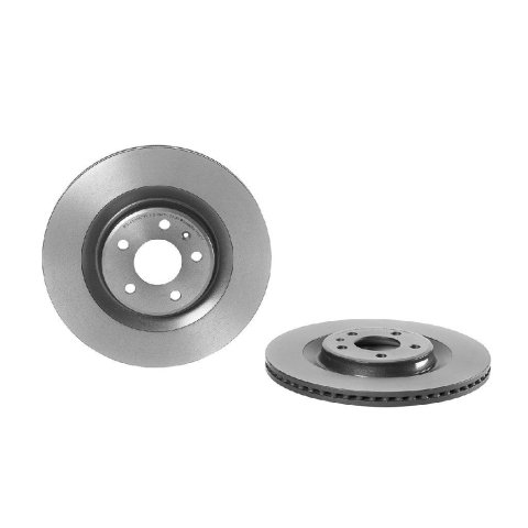 Brembo Premium UV Coated Brake Rotors 09.B969.11 Rotor, Brembo, Vented, Solid Surface, 12.99 in. Diameter, Iron, UV-Coated, Audi, Each