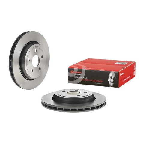 Brembo Premium UV Coated Brake Rotors 09.N247.11 Rotor, Brembo, Vented, Solid Surface, 13.78 in. Diameter, Iron, UV-Coated, Dodge, Each