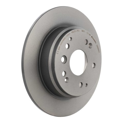 Brembo Premium UV Coated Brake Rotors 08.8868.11 Rotor, Brembo, Solid, Solid Surface, 11.1 in. Diameter, Iron, UV-Coated, For use on Acura®, Each