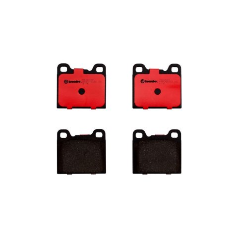 Brembo NAO Ceramic Brake Pads P86002N Pads, Brembo, Ceramic, Integrally Molded, Shims, Volvo, Set