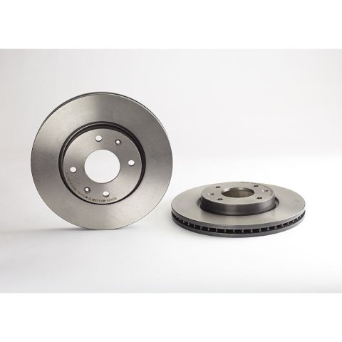 Brembo Premium UV Coated Brake Rotors 09.9574.21 Rotor, Brembo, Vented, Solid Surface, 11.02 in. Diameter, Iron, UV-Coated, for Hyundai, Each