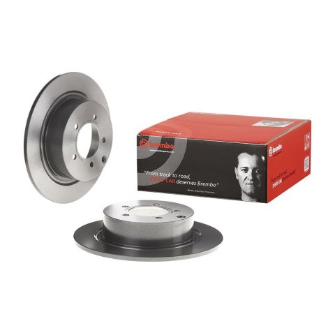 Brembo Premium UV Coated Brake Rotors 08.C247.11 Rotor, Brembo, Solid, Solid Surface, 11.89 in. Diameter, Iron, UV-Coated, Chrysler, Each