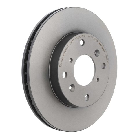 Brembo Premium UV Coated Brake Rotors 09.6753.21 Rotor, Brembo, Vented, Solid Surface, 10.24 in. Diameter, Iron, UV-Coated, For use on Acura®, Each