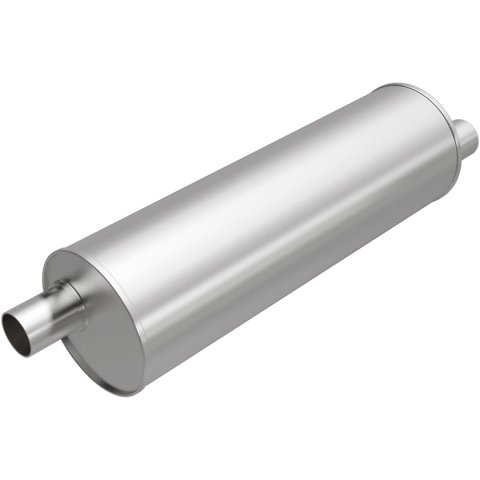 MagnaFlow Universal Steel 1.75 Inch Muffler 201-9994 Muffler, Universal, in. Offset Inlet/Outlet, Round, Steel, Aluminized, Each