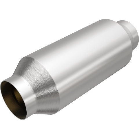 MagnaFlow California Grade CARB Compliant Universal Catalytic Converters 5671406 Converter, Stainless Steel, 2.50 in. Inlet, 2.50 in. Outlet, 11.0 in. Length, Universal, Each