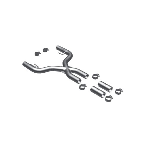 MagnaFlow Tru-X Stainless Steel Crossover Pipes for 2005-2009 MUSTANG - 16411 Pipe, X-Pipe, Steel, Natural, 2.5 in. Diameter, Ford, Kit