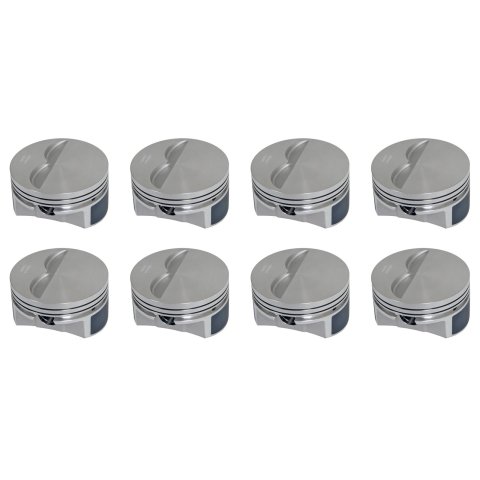 Wiseco Pro Tru Street Pistons PTS525A3 Pistons, Pistons, 4.155 in. Bore, Forged, Flat Top, 1/16 in., 1/16 in., 3/16 in. Rings, Chevrolet, 6.6L, Kit