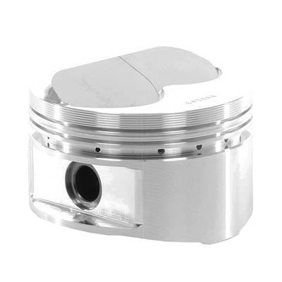 Wiseco Professional Series Pistons K434AS Pistons, Forged, Dome, 4.000 in. Bore, 1/16 in., 1/16 in., 3/16 in. Ring Thickness, Small Block Chevy Set of 8